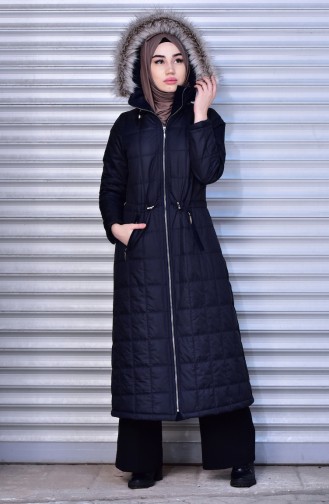 معطف أسود 35565A-01