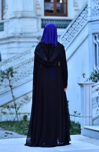 Habillé Hijab Noir 440993-01