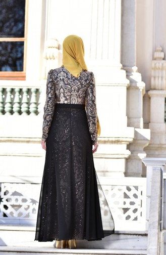 Black İslamitische Avondjurk 441488-03