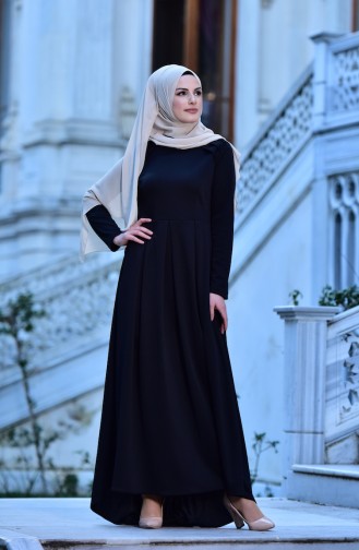 Black Hijab Dress 0134-06