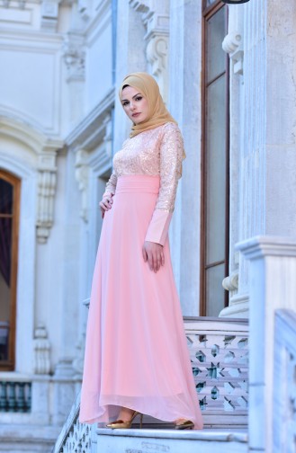 Habillé Hijab Violet 2369-08