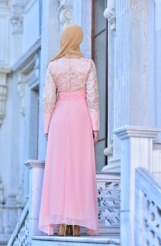 Habillé Hijab Violet 2369-08
