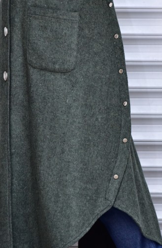 Buttoned Coat 7013-04 Khaki 7013-04