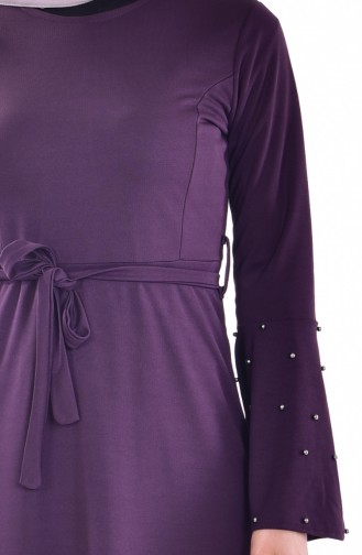 Decorated Dress 1001-02 Purple 1001-02