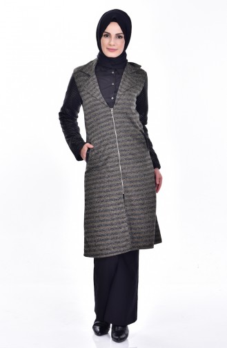 Quilted Coat 0407-02 Green 0407-02