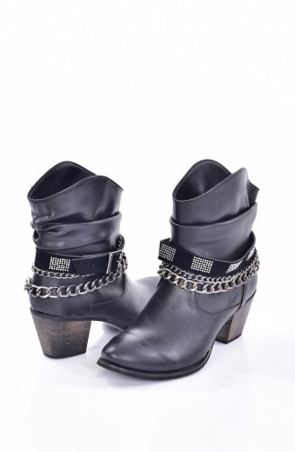 حذاء أسود 50157-02