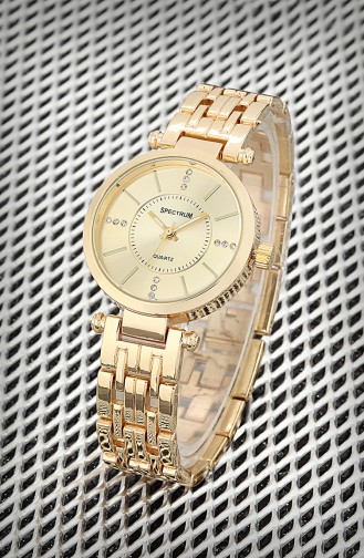 Golden Wrist Watch 7210