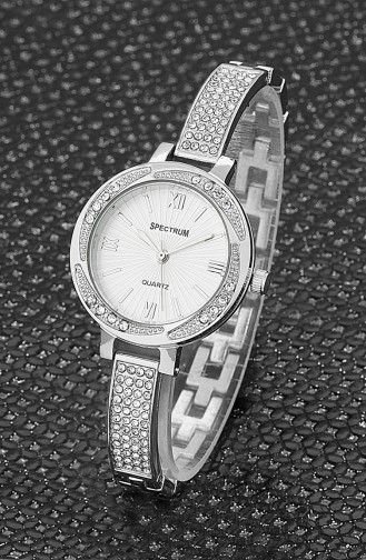 Silver Gray Wrist Watch 7319