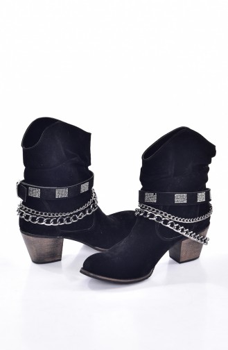حذاء أسود 50157-01