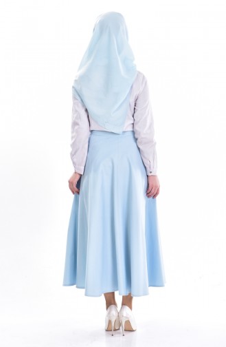 Mevlana Etek 7010-01 Bebe Mavi