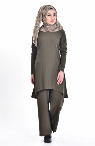 Tunika mit Hose 2er Set 4030-04 Khaki 4030-04