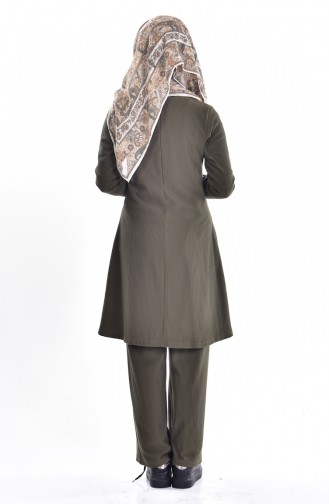 Tunika mit Hose 2er Set 4030-04 Khaki 4030-04