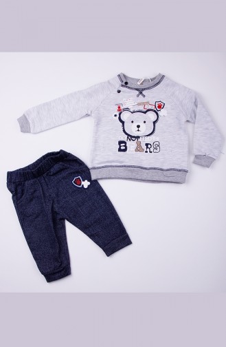 Sani Erkek Bebek Takımı SN0030-01 Lacivert