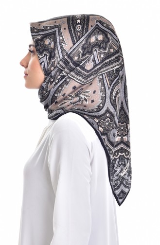 Karaca Poly Scarf 90420-09 Black 09