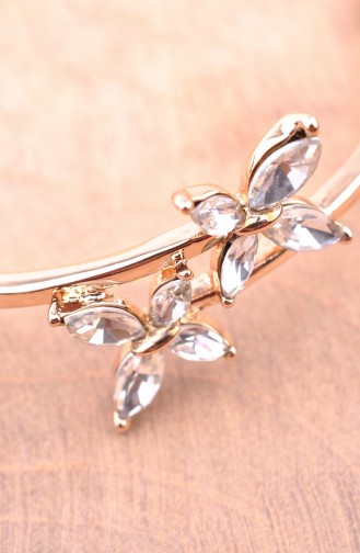 Bracelet Détail Fleurs BL11102 Gold 11102