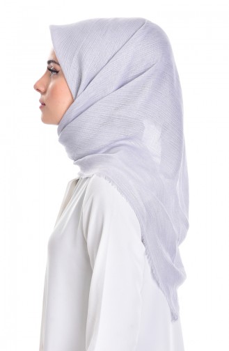 Echarpe Paillette Grande Taille 70050-11 Argent 11