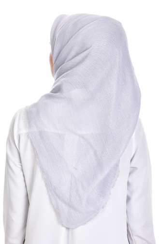 Echarpe Paillette Grande Taille 70050-11 Argent 11