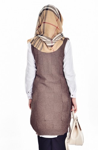 Knitwear Vest 1101-06 Brown 1101-06
