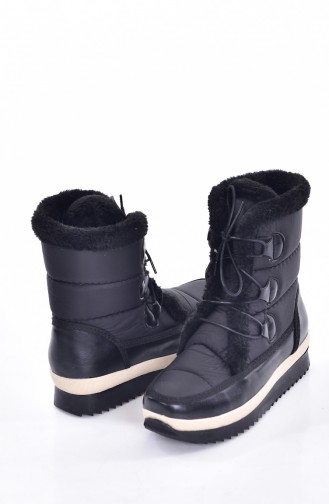 Black Boots-booties 0203-01