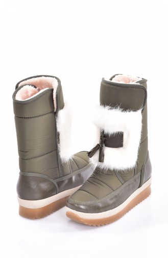 Khaki Boots-booties 0204-03
