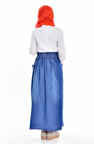 Navy Blue Skirt 7007-01