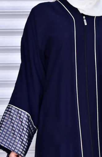 Navy Blue Abaya 7732-03