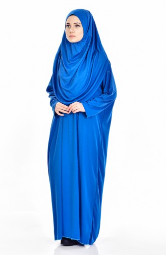 Oil Blue Praying Dress 0900-05