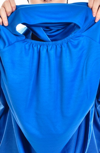 ملابس الصلاة أزرق زيتي 0900B-05
