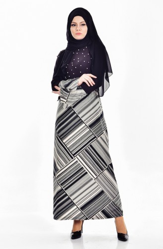 Black Hijab Dress 0740-01