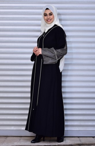 Black Abaya 7732-01