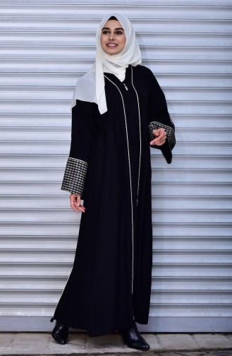 Black Abaya 7732-01