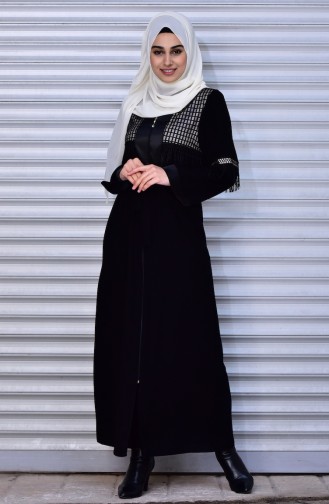 Black Abaya 7757-01