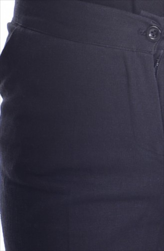 Kot Düz Paça Pantolon 1009-01 Siyah