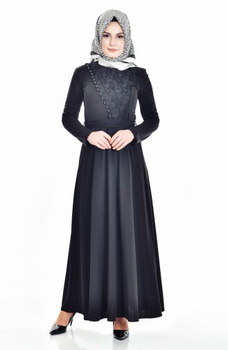 فستان أسود 4435-03