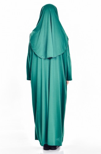 Emerald Green Prayer Dress 0900B-04