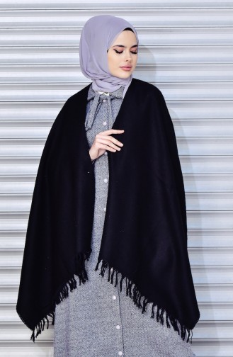 Omuz Şalı 1171A-04 Siyah