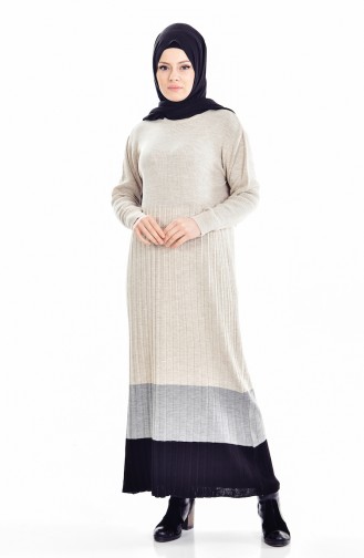 Mink Hijab Dress 4026-01