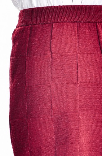 Claret Red Skirt 1103-05