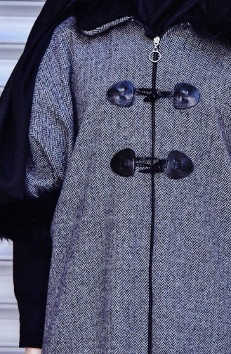 Pelz Poncho  3640-03 Grau 3640-03