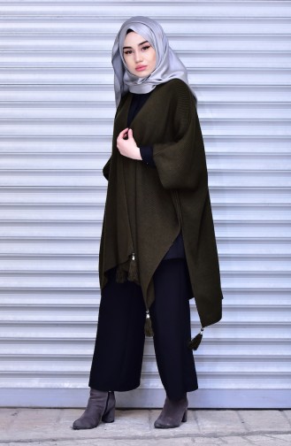 Khaki Poncho 0870-03