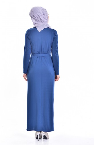 Indigo Hijab Dress 5083-05