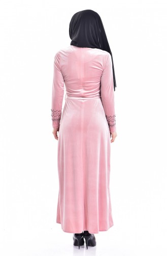 Black Hijab Dress 3823-04