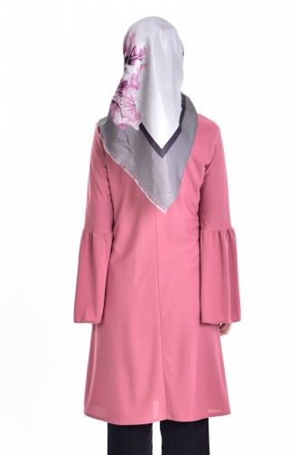 Spanisch Arm Detail Tunik 4013-20 Rosa 4013-20