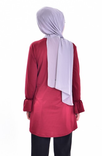 Pearl Tunic 0750-04 Claret Red 0750-04