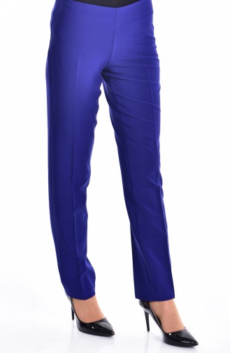 Pantalon a Fermeture de Côté 2875-10 Bleu Roi Foncé 2875-10