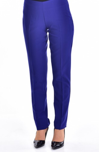 Pantalon a Fermeture de Côté 2875-10 Bleu Roi Foncé 2875-10