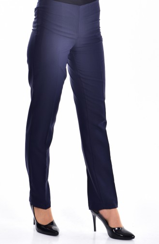 TUBANUR Side Zippered Pants 2875-12 Navy Blue 2875-12