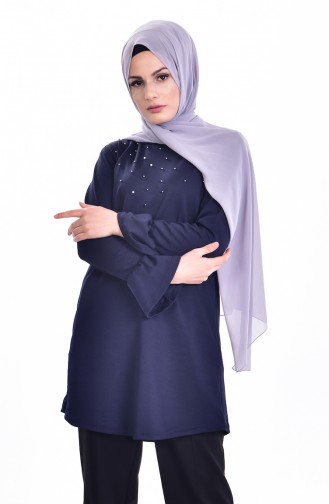 Pearl Tunic 0750-03 Navy Blue 0750-03