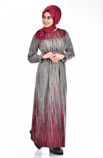 فستان أحمر كلاريت 1655-01