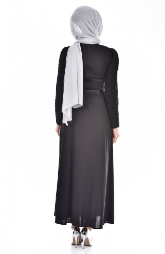Pearl Belt Dress 1170-06 Black 1170-06